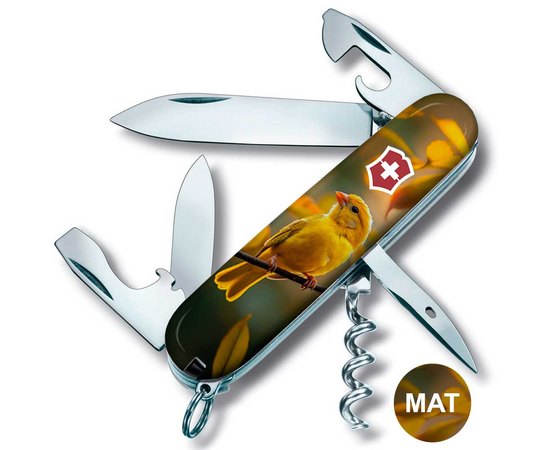 Многофункциональный нож Victorinox Spartan Ukraine Золотая птичка 1.3603.7.T3170pw