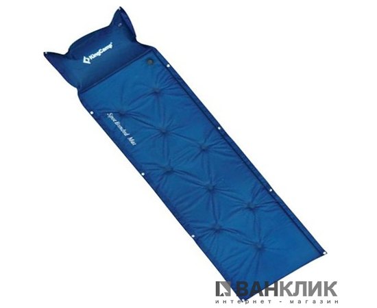 Cамонадувающийся коврик KingCamp Point Inflatable Mat Dark blue KM3505