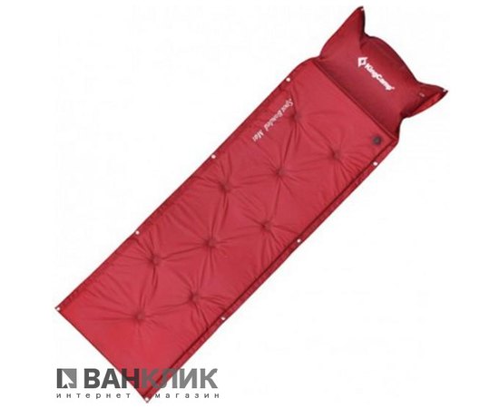 Cамонадувающийся коврик KingCamp Point Inflatable Mat Wine red KM3505