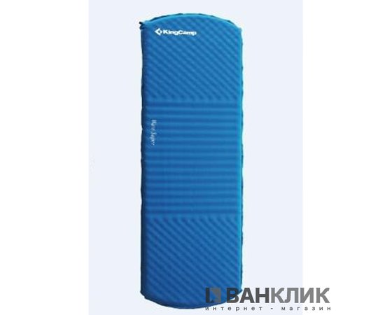 Cамонадувающийся коврик KingCamp WAVE SUPER Blue KM3548