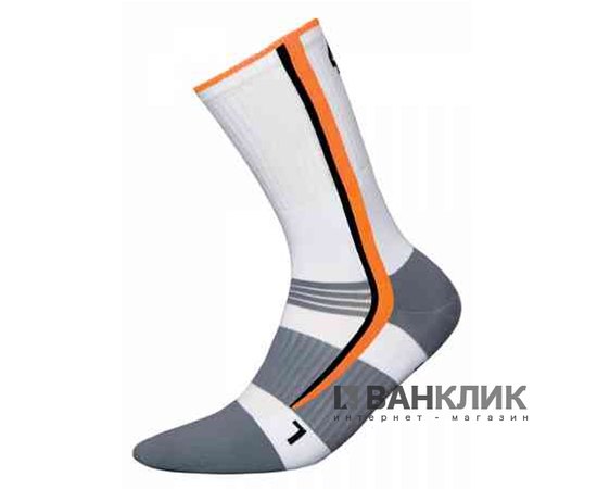 Носки InMove BIKE DEODORANT SILVER bds.white/orange.35–37