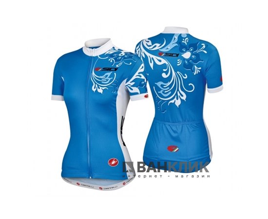 Велофутболка женская Sidi Diva Jersey No.2144 Light Blue XL ЦБ0001048