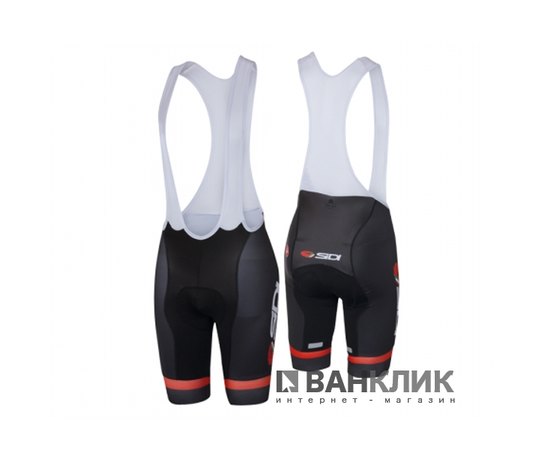 Велошорты мужские Sidi Dino 3 Bibshort No.2149 Black/Red L ЦБ0001054