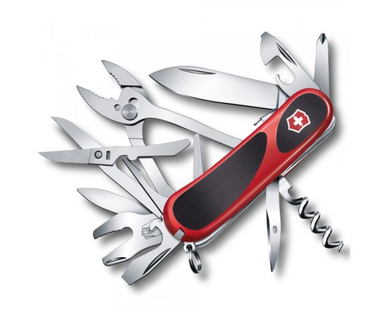 Нож Victorinox Delemont, EvoGrip S557, 85 мм, красный/черный 2.5223.SC