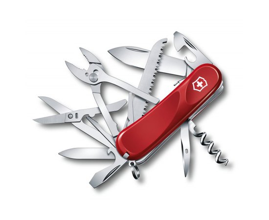 Нож Victorinox Delemont, Evolution S52, 85 мм, красный 2.3953.SE