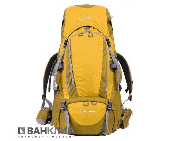 Рюкзак KingCamp Peak 50+5 Yellow KB3249