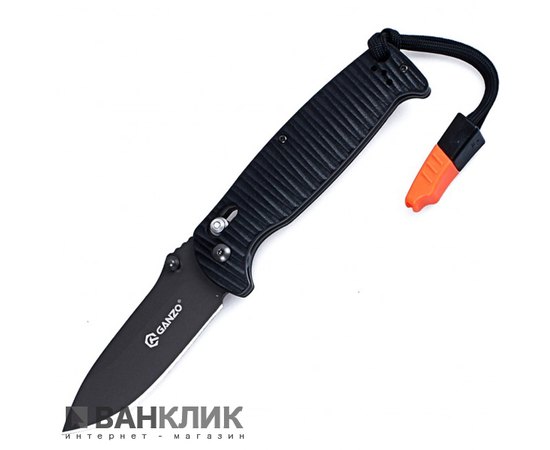 Нож Ganzo G7413P-BK-WS чёрный