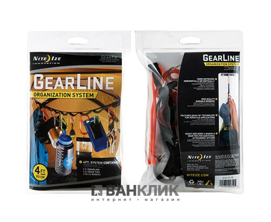 Органайзер для вещей Nite Ize GearTacLine Gear Organizer 4 NI140 (4823082709755)