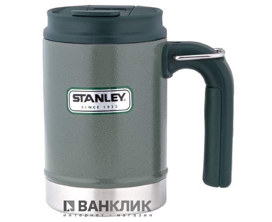 Термокружка Stanley Classic Camp 0.47 л Зеленая (6939236322867)