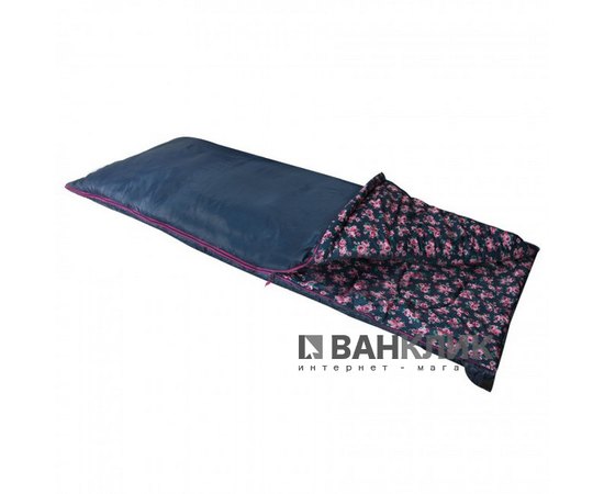 Спальный мешок Highlander Sleepline 250/+5°C Floral Blue (Left) 925865