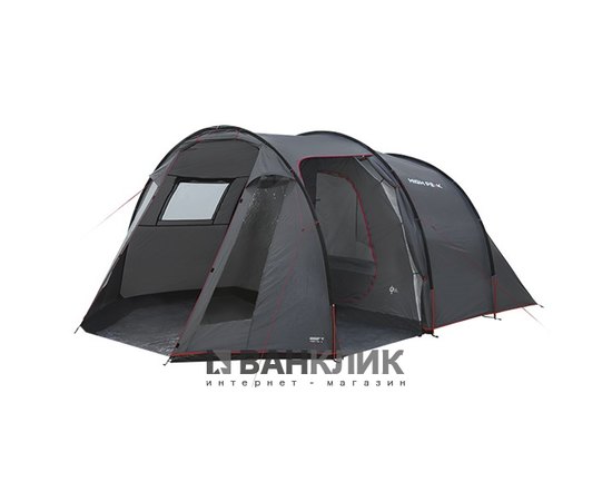 Палатка High Peak Ancona 4 (Dark Grey/Red) 925394