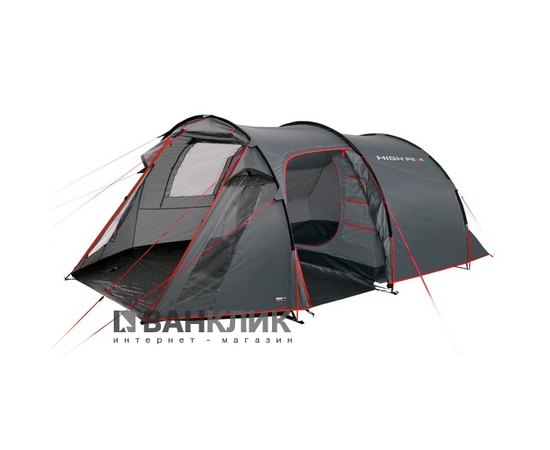 Палатка High Peak Fermo 3 (Dark grey/Red) 926272