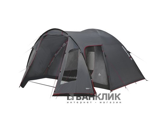 Палатка High Peak Tessin 4 (Dark Grey/Red) 925391