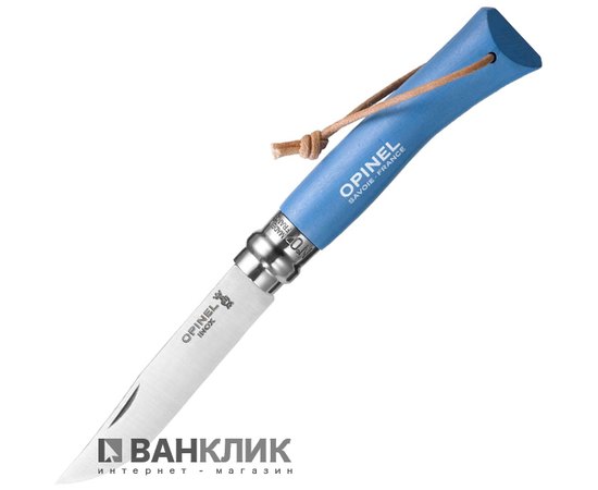 Нож Opinel №7 Inox Trekking лазурный (002206)