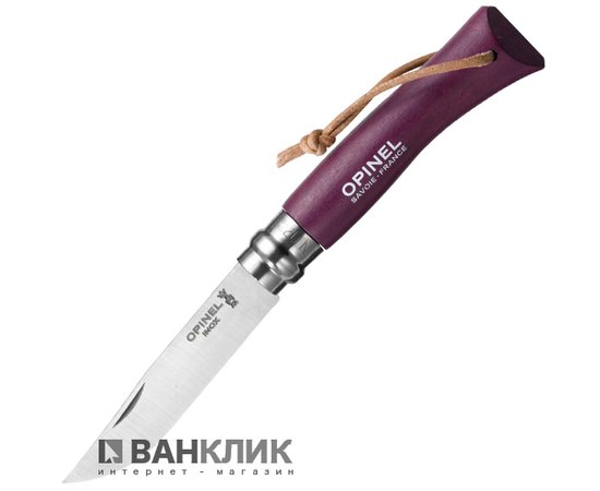 Нож Opinel №7 Inox Trekking пурпурный (002205)