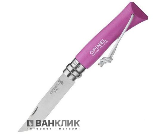 Нож Opinel №7 Inox Trekking розовый (001791)