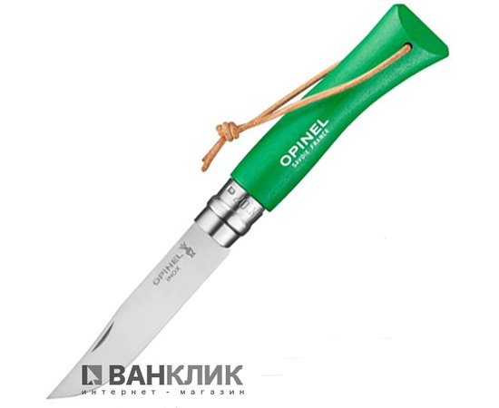 Нож Opinel №7 Inox Trekking зеленый (002210)