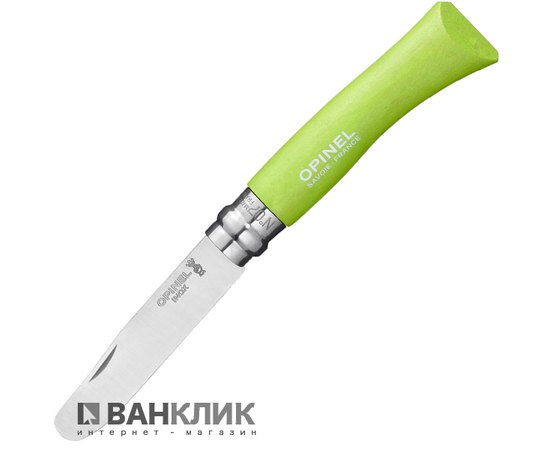 Нож Opinel №7 "My First Opinel" салатовый (001700)