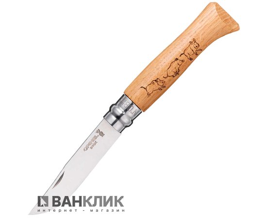 Нож Opinel №8 Animalia "Кабан" (001624)