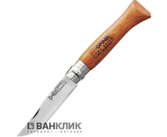 Нож Opinel №9 Carbone блистер (000623)