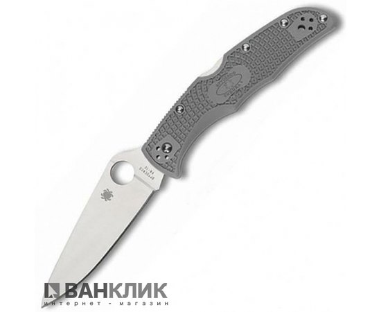 Нож Spyderco Endura 4 Flat Ground серый (C10FPGY)