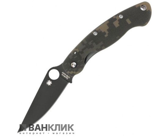 Нож Spyderco Military Black Blade camo (C36GPCMOBK)