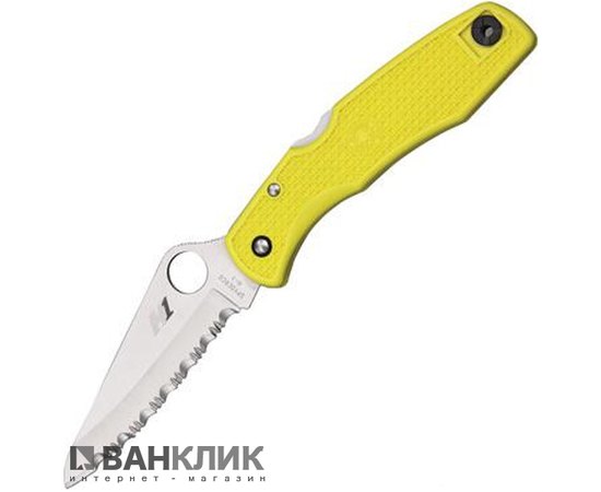 Нож Spyderco Pacific Salt Yellow serrated (C91SYL)