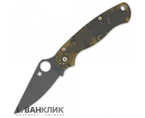 Нож Spyderco Para-Military 2 Camo Black (C81GPCMOBK)