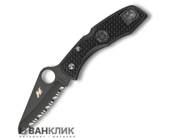 Нож Spyderco Salt 1 black blade spyderedge (C88SBBK)