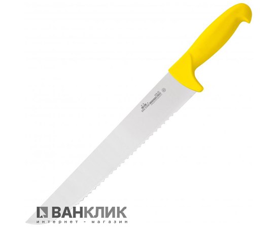 Нож кухонный Due Cigni Boning Serrated желтый (410/31DNG)