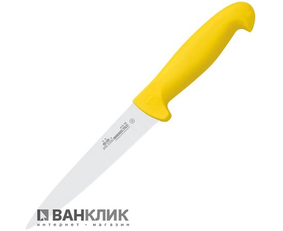 Нож кухонный Due Cigni Boning желтый (413/16NG)