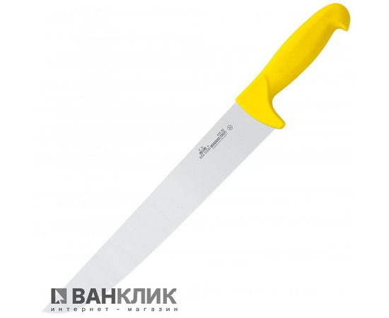 Нож кухонный Due Cigni Butcher желтый (410/30NG)