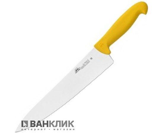 Нож кухонный Due Cigni Chef желтый (415/25NG)