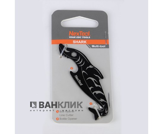 Мини-Мультитул NexTool EDC box cutter Shark KT5521Black