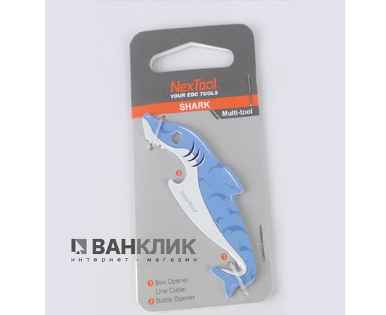 Мини-Мультитул NexTool EDC box cutter Shark KT5521BlueМини-Мультитул NexTool EDC box cutter Shark KT5521Blue