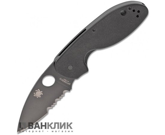 Нож Spyderco Efficent Black Blade (C216GPSBBK)