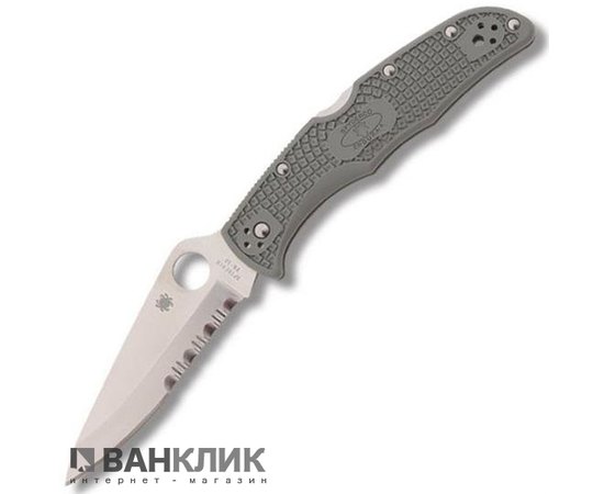 Нож Spyderco Endura 4 серо-зелёный C10PSFG