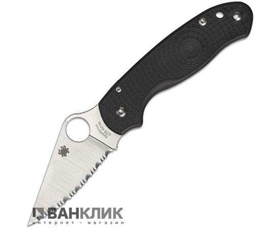 Нож Spyderco Para 3, FRN, серрейтор C223SBK