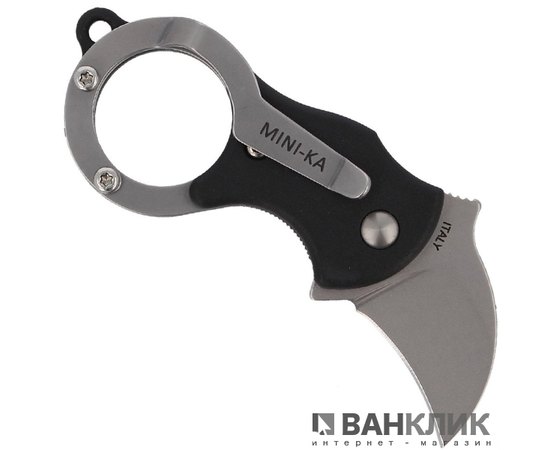 Нож Fox Mini-Ka черный (FX-535)