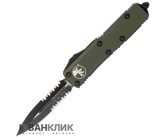 Нож Microtech UTX-85 Tanto Point Black Blade od green 233-2OD