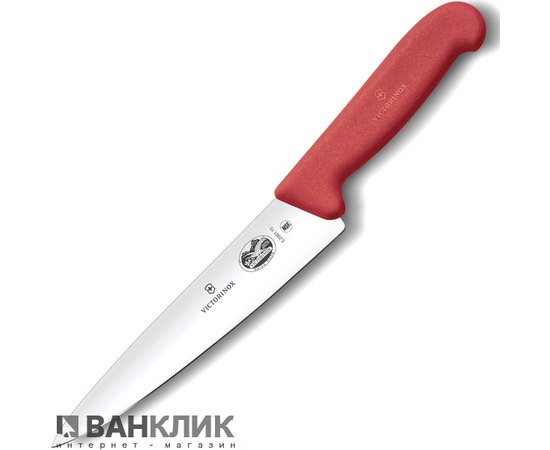 Hож кухонный разделочный Victorinox Fibrox 15 см, красный 5.2001.15