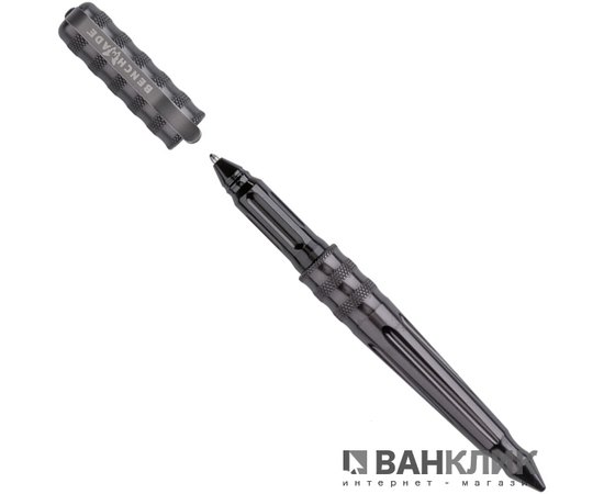 Ручка тактическая Benchmade grey/black GRP Black ink 1100-2