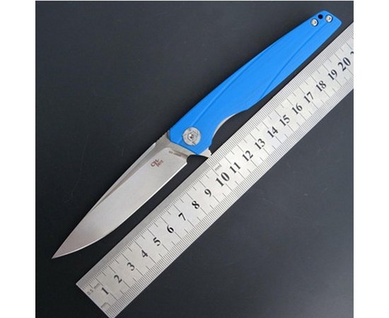 Нож CH 3007 G10 blue, Цвет : Blue