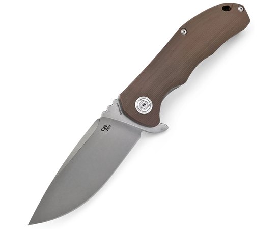 Нож CH 3504 G10 brown