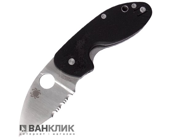 Ніж Spyderco Insistent, полусеррейтор (C246GPS)