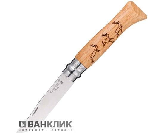 Нож Opinel №8 VRI Олень дуб (002332)