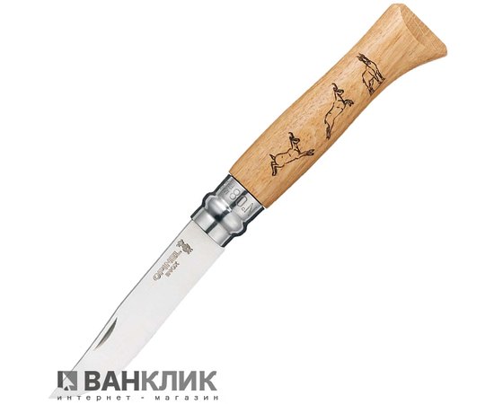 Нож Opinel №8 VRI Серна дуб (002336)