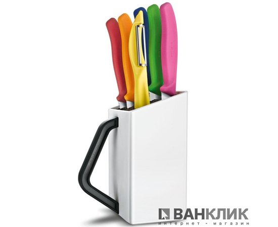 Набор кухонных ножей Victorinox SwissClassic Utility Block 6.7127.6L14