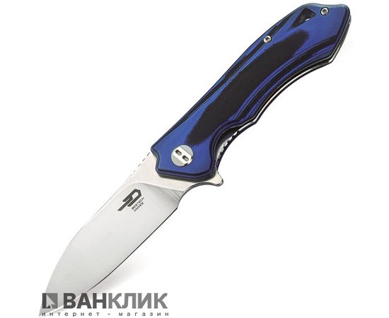 Нож Bestech Knife BELUGA Black+ Blue BG11G-2