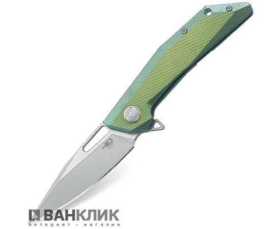 Нож Bestech Knife SHRAPNEL Green and Gold BT1802B